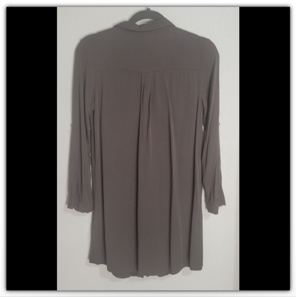 2 Naked Zebra button down long sleeve button down dresses/tunics size small - Picture 7 of 8